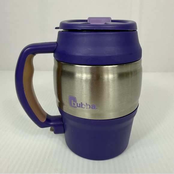 Bubba Keg 20oz Purple Stainless Steel Insulated Travel Mug Flip Lid w/ Opener - Picture 3 of 13